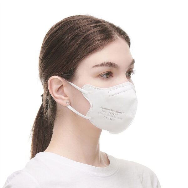 Flamebrother FB01 ffp2 kids filtering half mask colours white 03